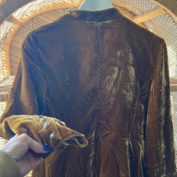NWT Free People Faye Velvet Jacket - Picture 11 of 11